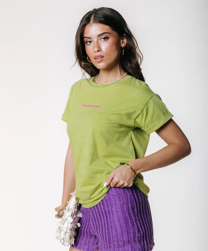 Colourful Rebel T-shirt Boxy Logo