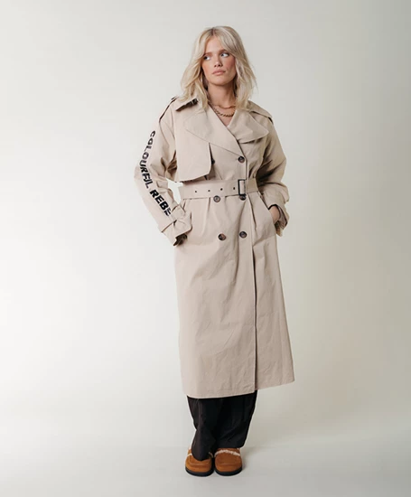 Colourful Rebel Trenchcoat Kaia Oversized Fit