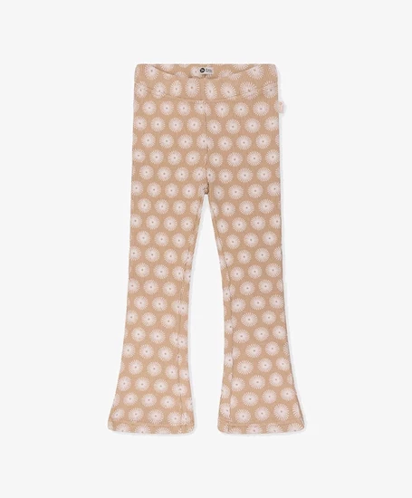 Daily7 Flared Broek Allover Print