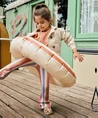 Daily7 Legging Flared Striped