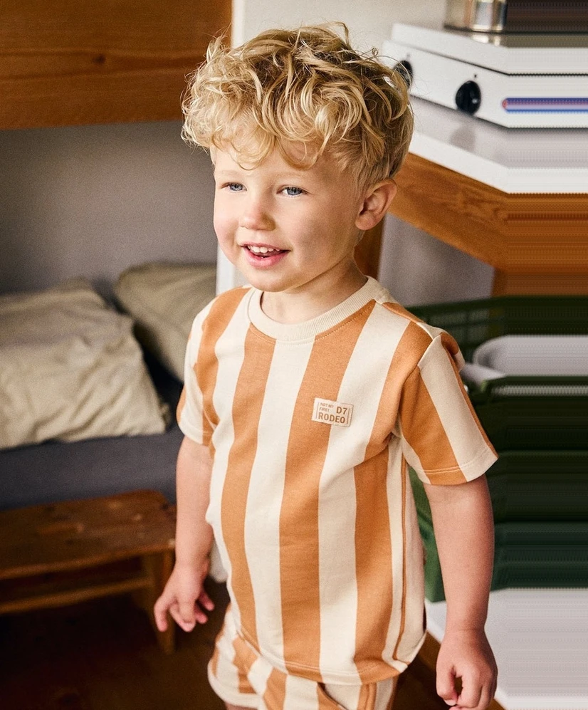 Daily7 T-shirt Big Stripe