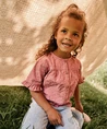 Daily7 T-shirt Ruffle Broderie
