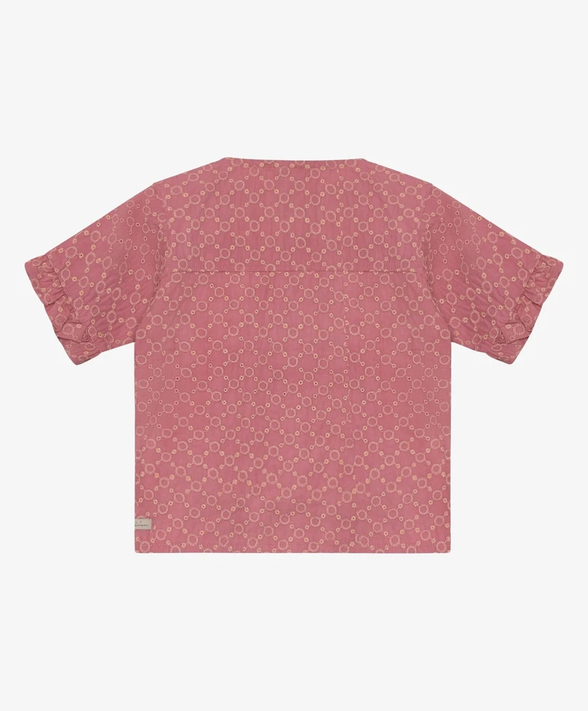 Daily7 T-shirt Ruffle Broderie