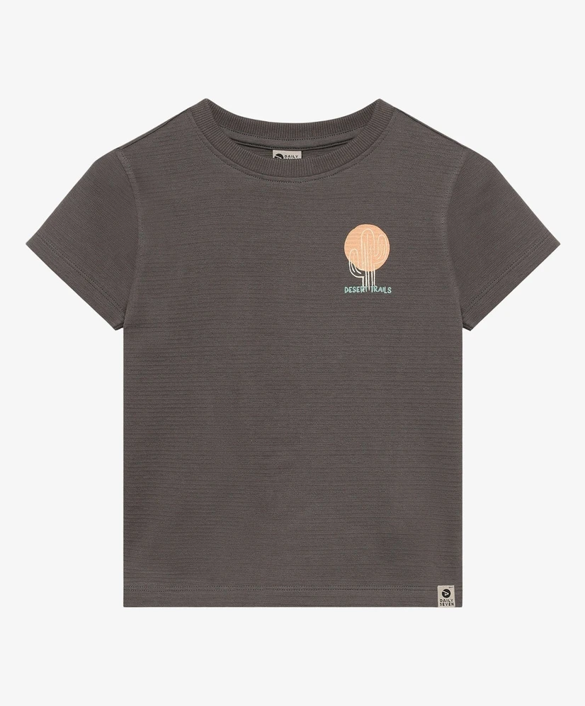 Daily7 T-shirt Structure Print