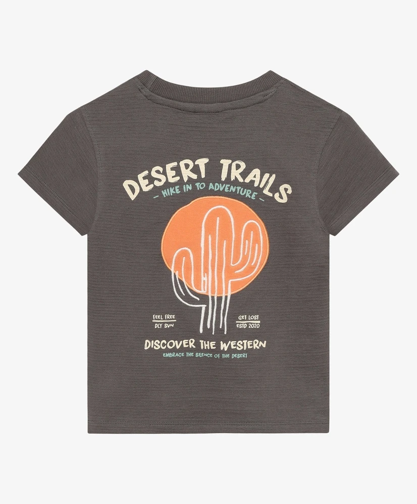 Daily7 T-shirt Structure Print