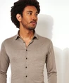 DESOTO Overhemd Effen Slim Fit