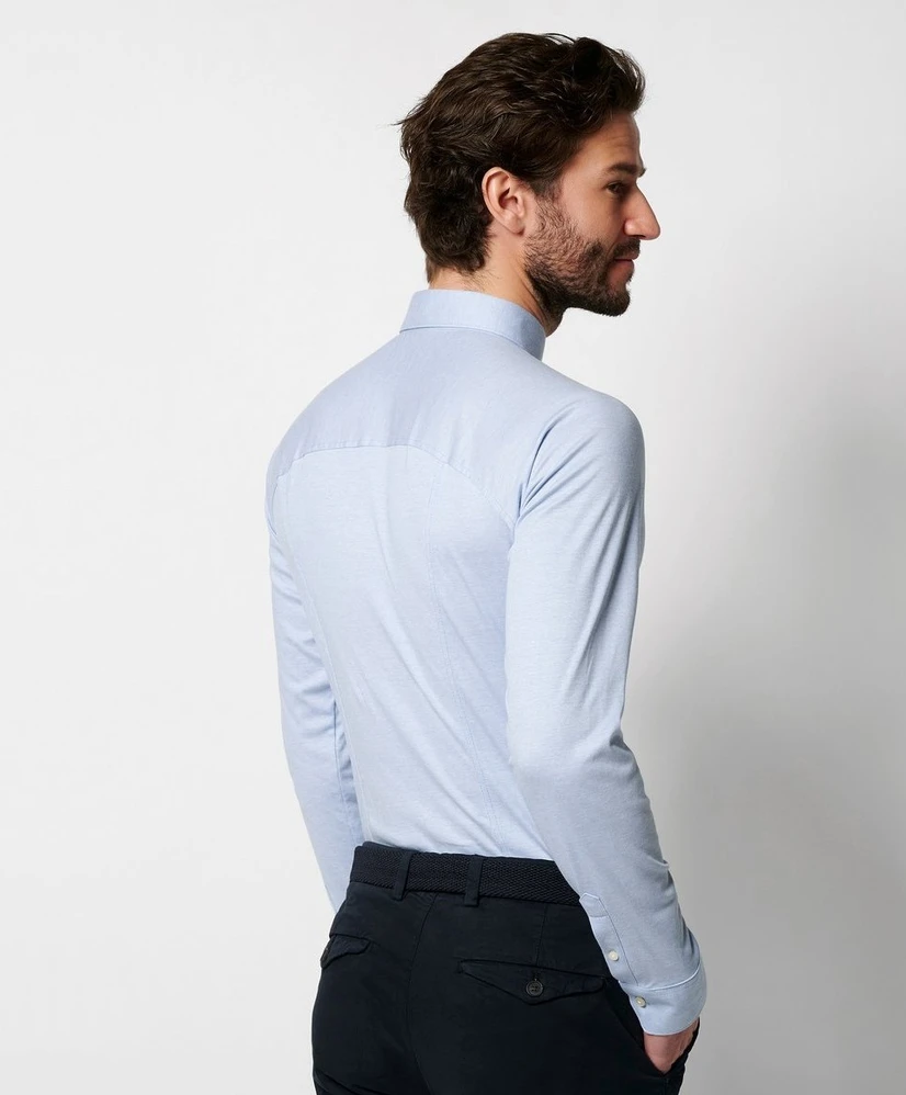 DESOTO Overhemd Effen Slim Fit