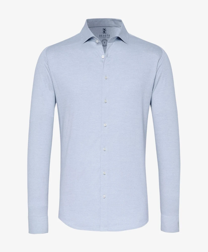 DESOTO Overhemd Effen Slim Fit