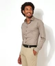 DESOTO Overhemd Effen Slim Fit