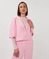 EsQualo Blazer Cropped Puff