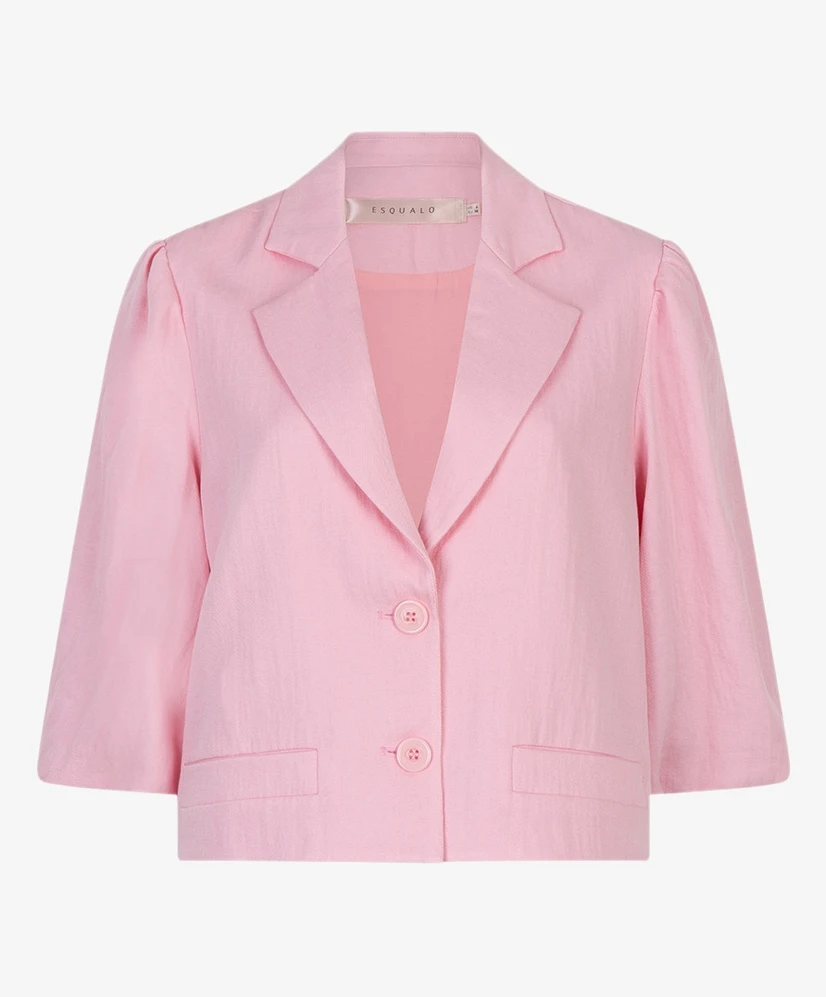 EsQualo Blazer Cropped Puff