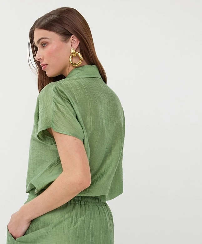 EsQualo Blouse Batwing