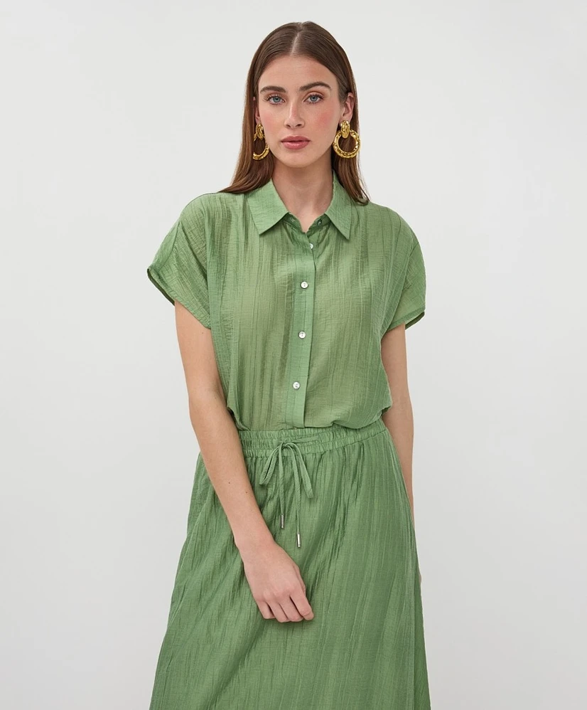EsQualo Blouse Batwing