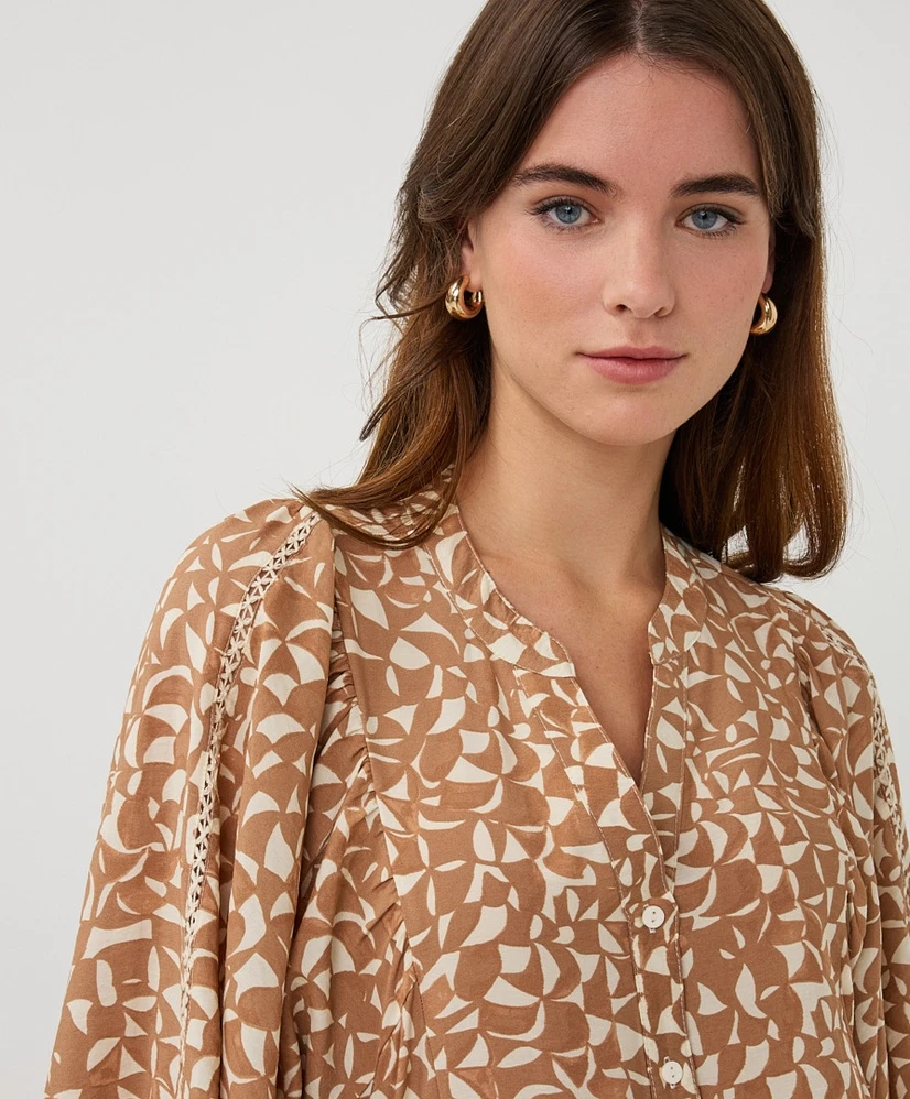 EsQualo Blouse Graphic