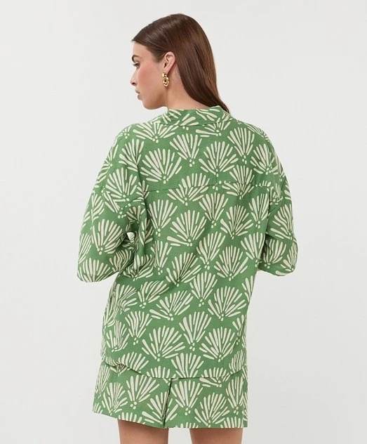 EsQualo Blouse Tropical