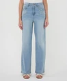 EsQualo Jeans Wide Leg Embroidery