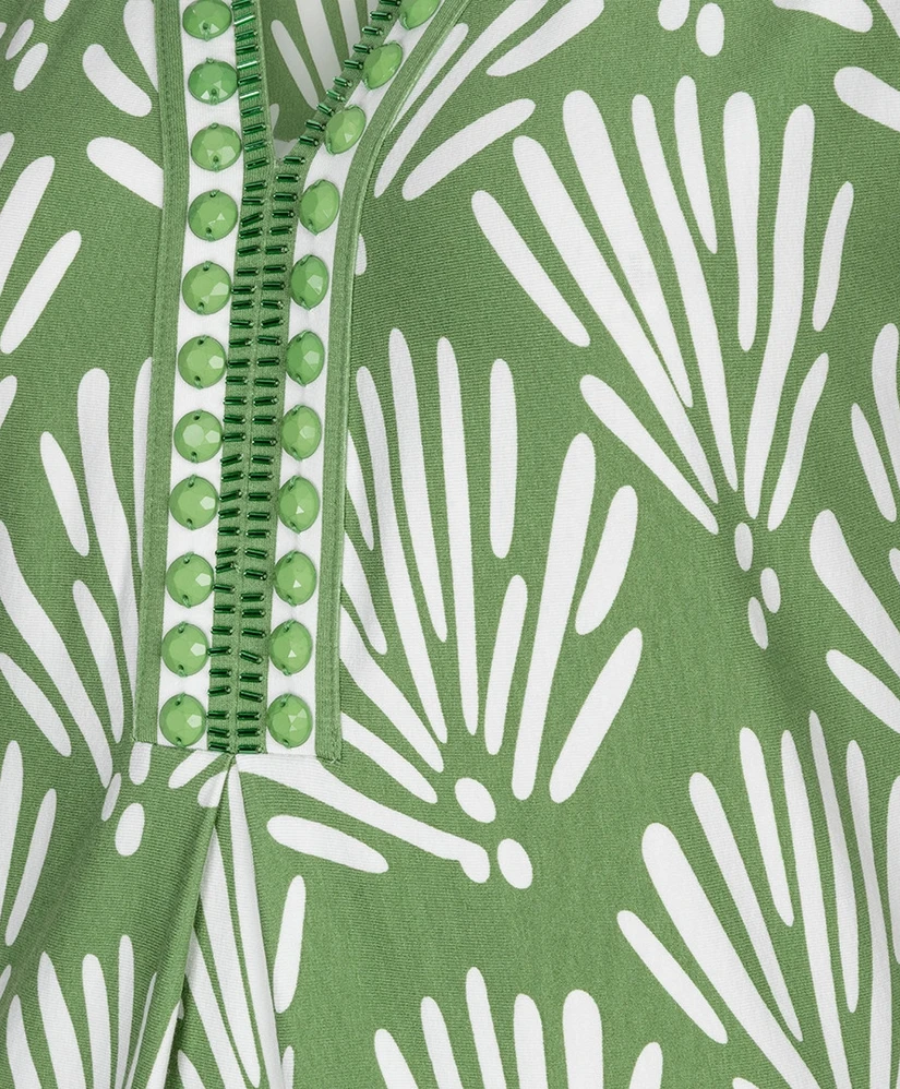 EsQualo Midi Jurk Tropical