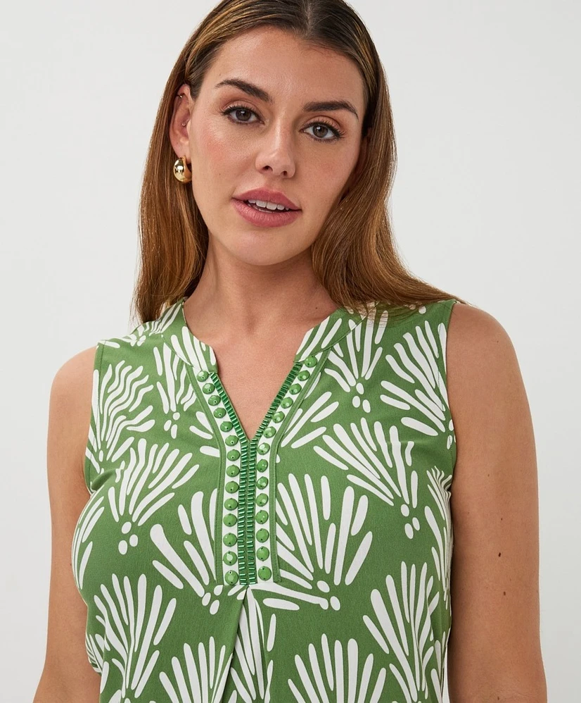 EsQualo Midi Jurk Tropical