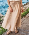 EsQualo Midi Rok Crinkle