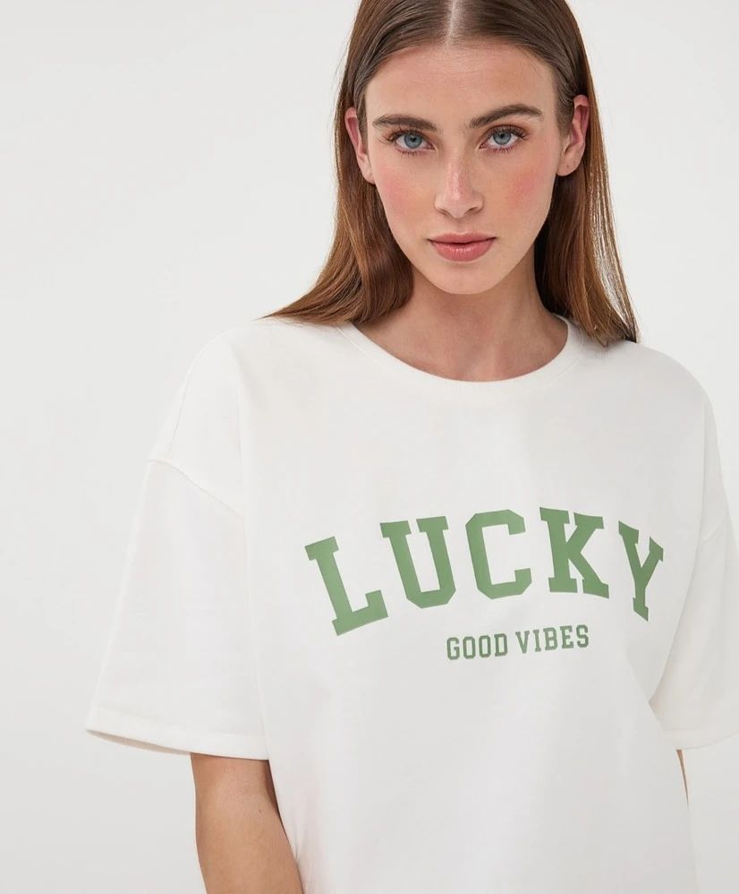 EsQualo T-shirt French Terry