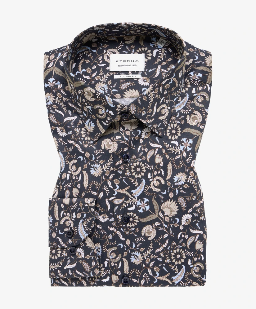Eterna Overhemd Bloemenprint Modern Fit