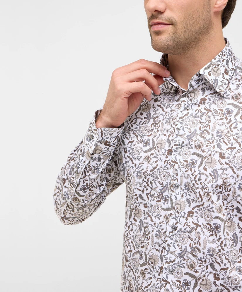 Eterna Overhemd Bloemenprint Modern Fit