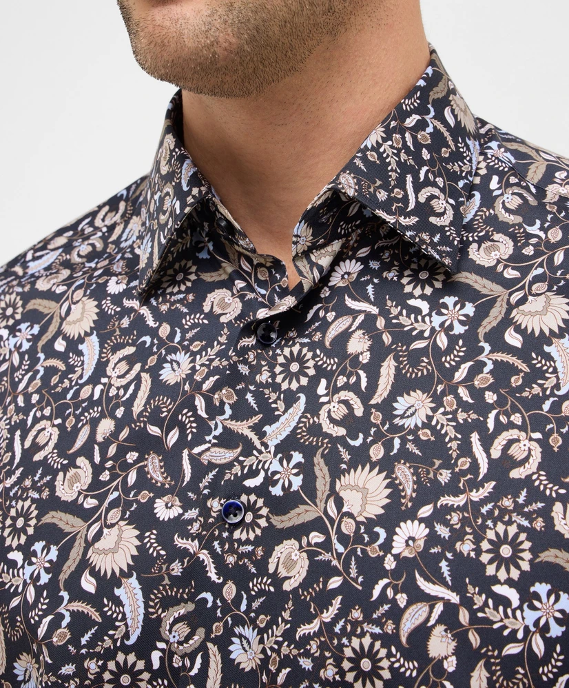 Eterna Overhemd Bloemenprint Modern Fit
