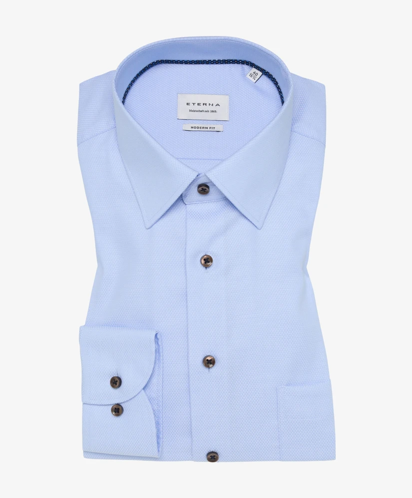 Eterna Overhemd Effen Modern Fit