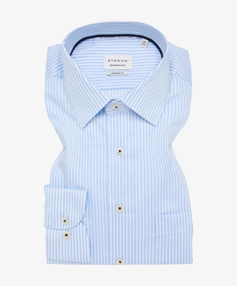 Eterna Overhemd Gestreept Modern Fit