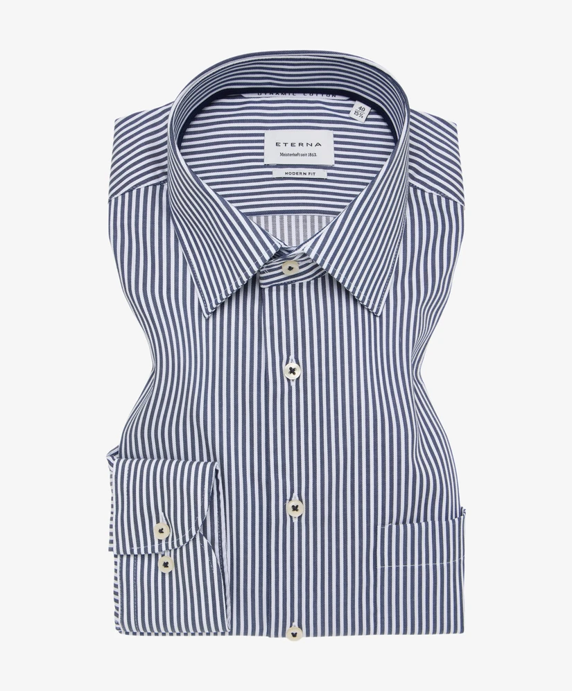 Eterna Overhemd Gestreept Modern Fit