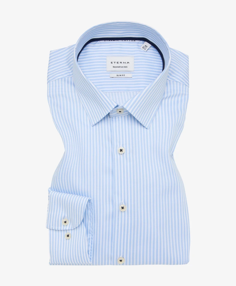 Eterna Overhemd Gestreept Slim Fit