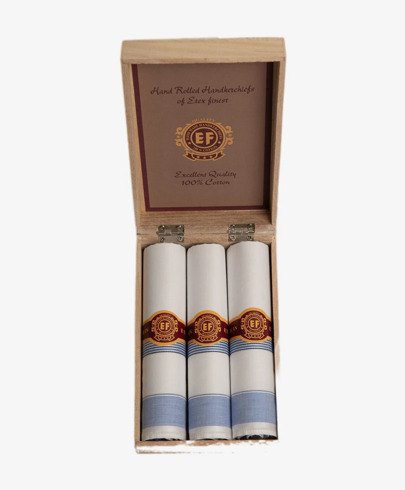 ETEX Zakdoeken Sigarendoosje 3-Pack