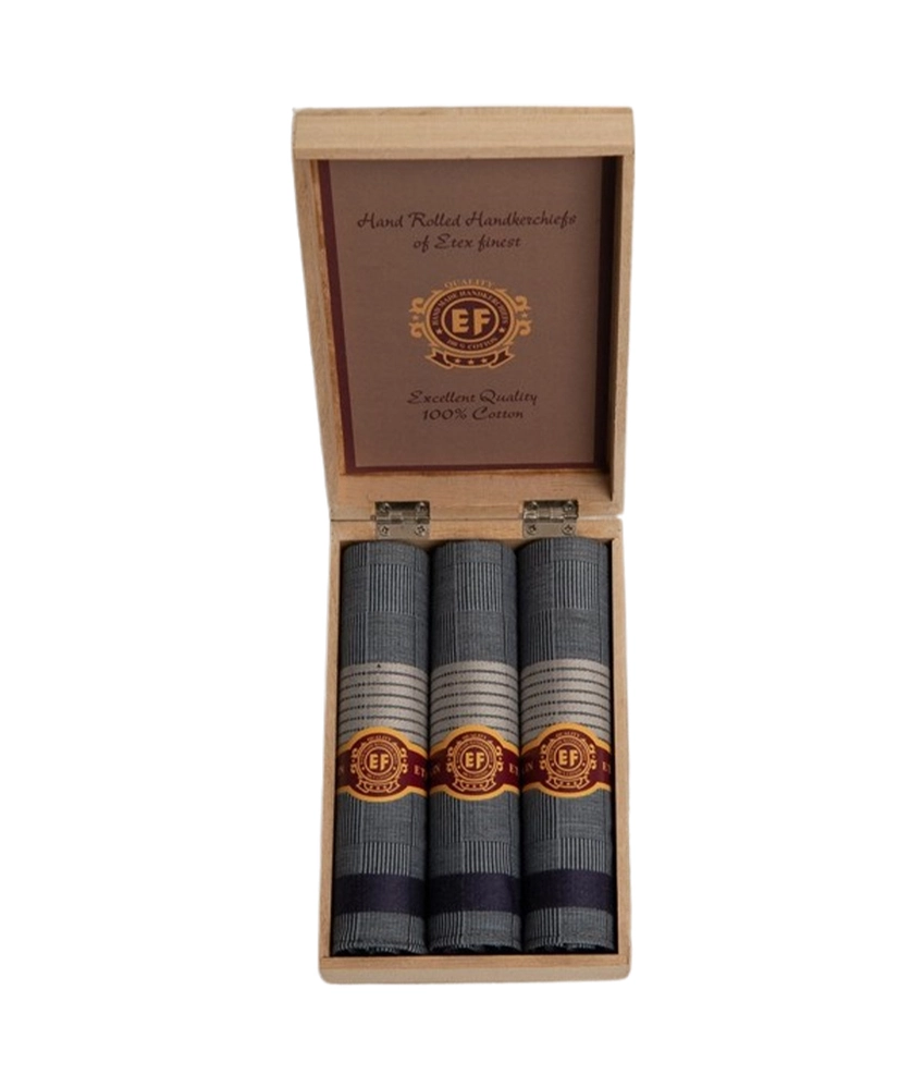 ETEX Zakdoeken Sigarendoosje 3-Pack