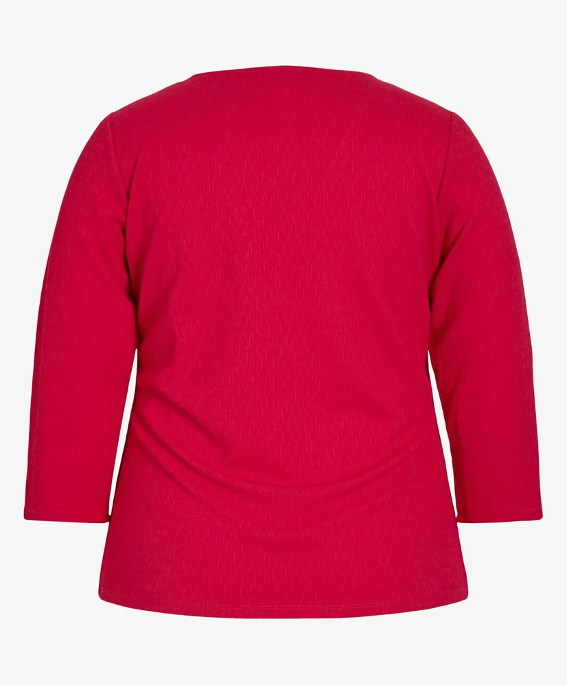 EVOKED VILA Top Mikan V-hals