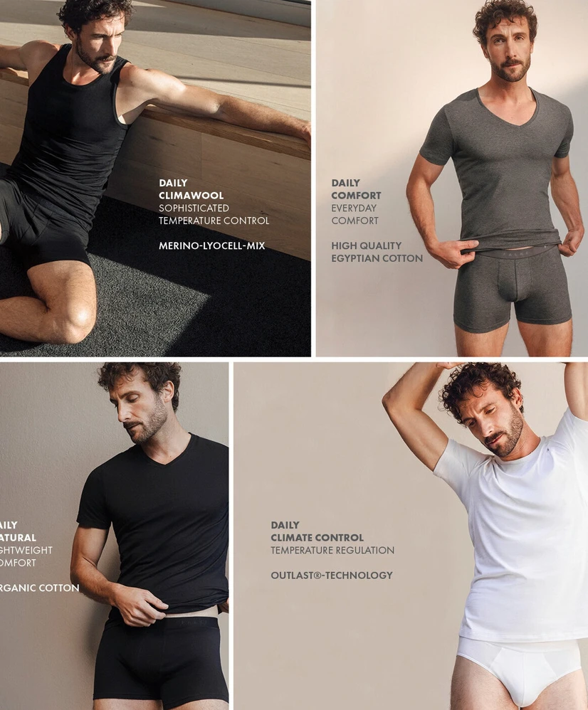 Falke T-shirt V-Neck 2-Pack