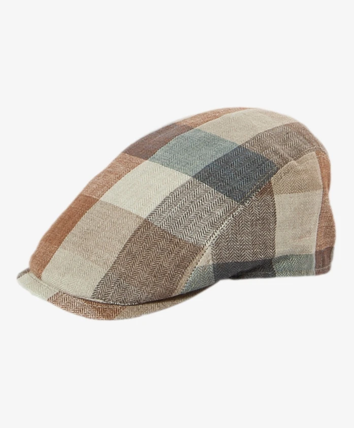 Faustmann Flatcap Geblokt