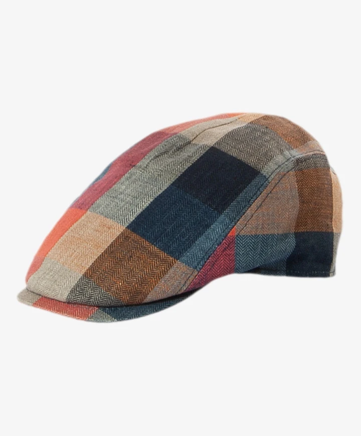 Faustmann Flatcap Geblokt