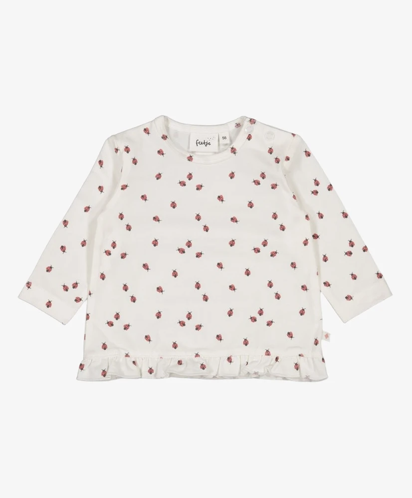 FEETJE T-shirt Ladybug Ruffel
