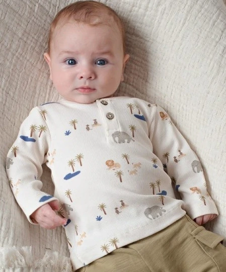 FEETJE T-shirt Rib Safari