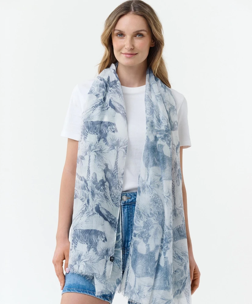 FRAAS Sjaal Allover Print