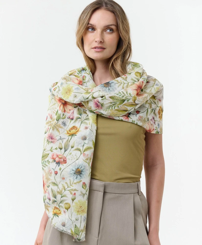 FRAAS Sjaal Bloemenprint