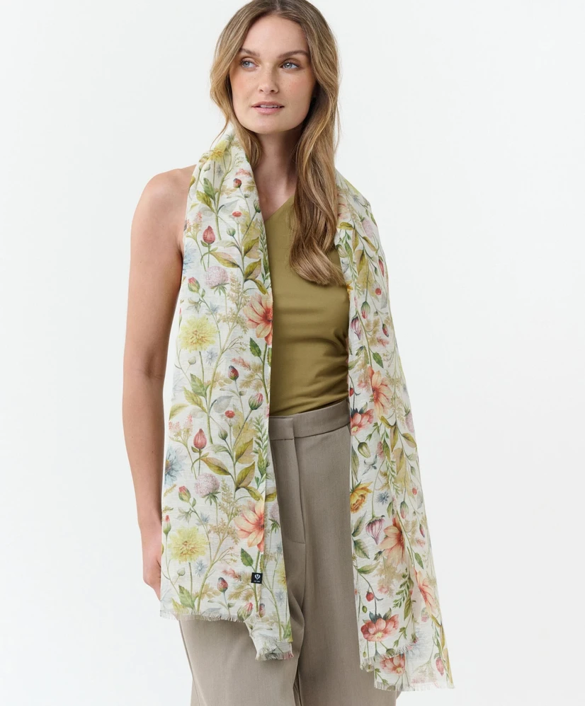 FRAAS Sjaal Bloemenprint