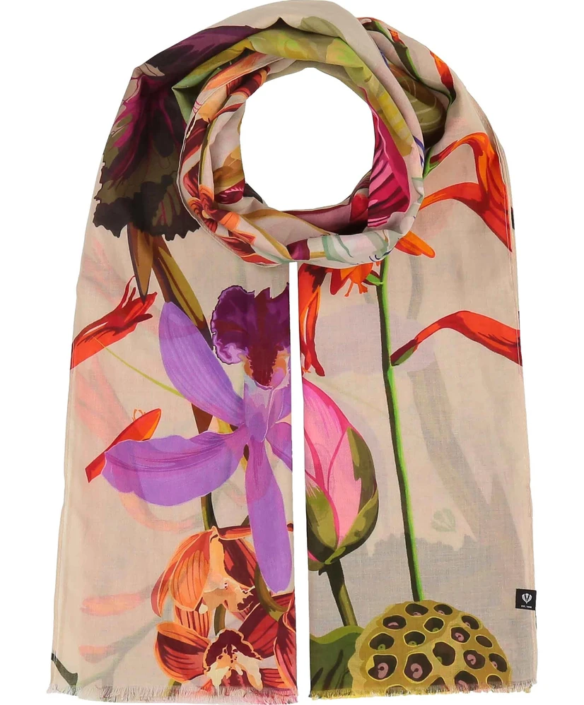 FRAAS Sjaal Bloemenprint