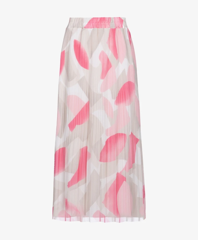Frank Walder Midi Rok Uni Plisseerock