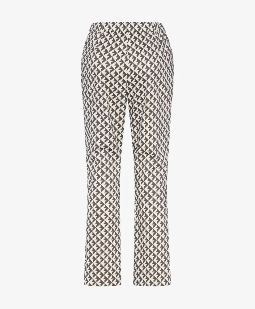 Frank Walder Pantalon Flaired Allover Print