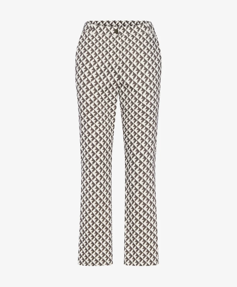 Frank Walder Pantalon Flaired Allover Print