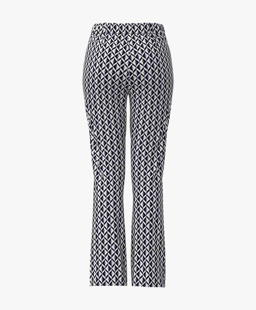 Frank Walder Pantalon Flaired Allover Print