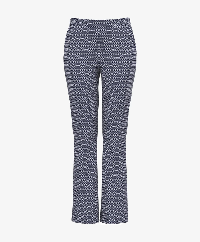 Frank Walder Pantalon Flared Allover Print