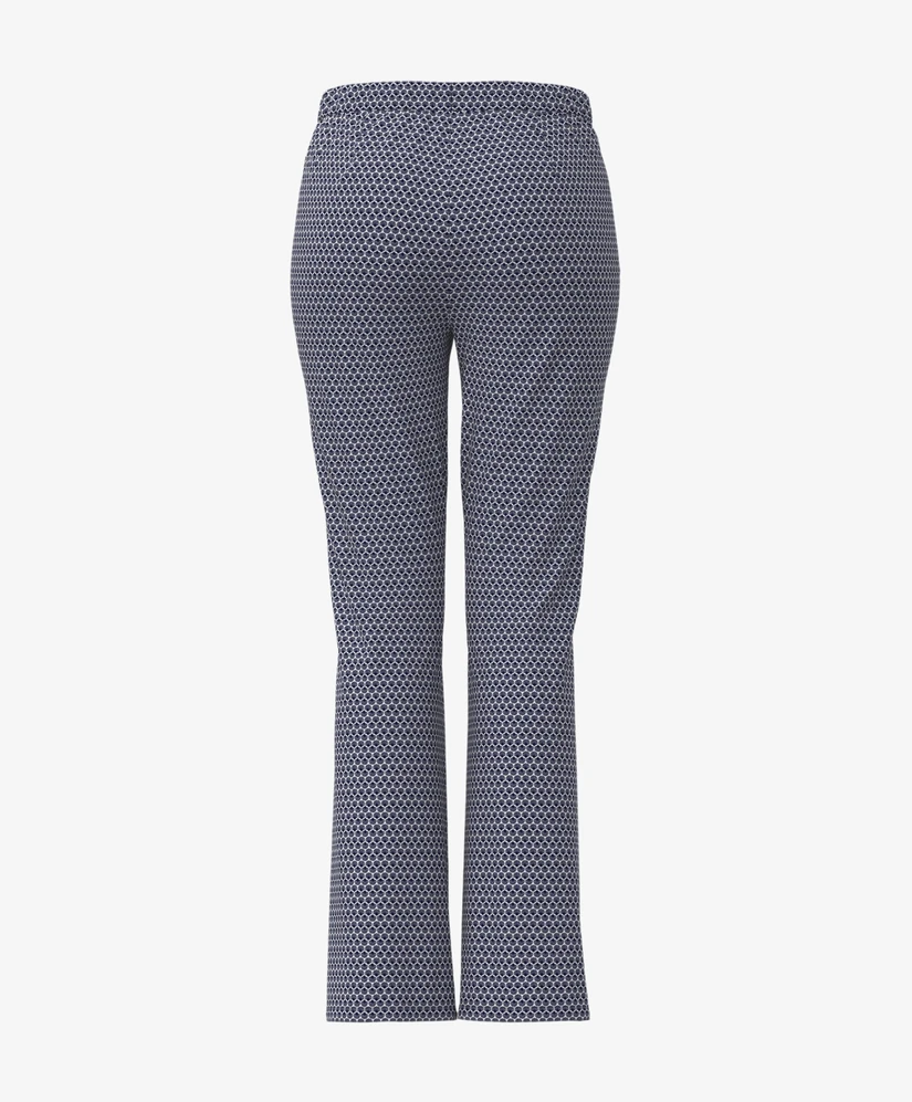 Frank Walder Pantalon Flared Allover Print