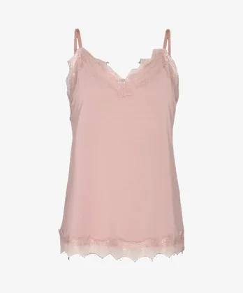 Freequent Top Singlet Bicco Lace